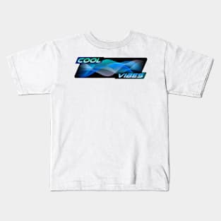 Cool Vibes Moiré Waves Kids T-Shirt